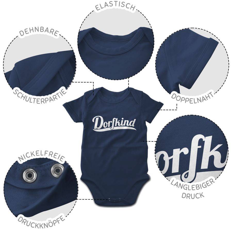 Shirtracer Dorfkind Weiss: T-Shirt Turnbeutel Shirtracer