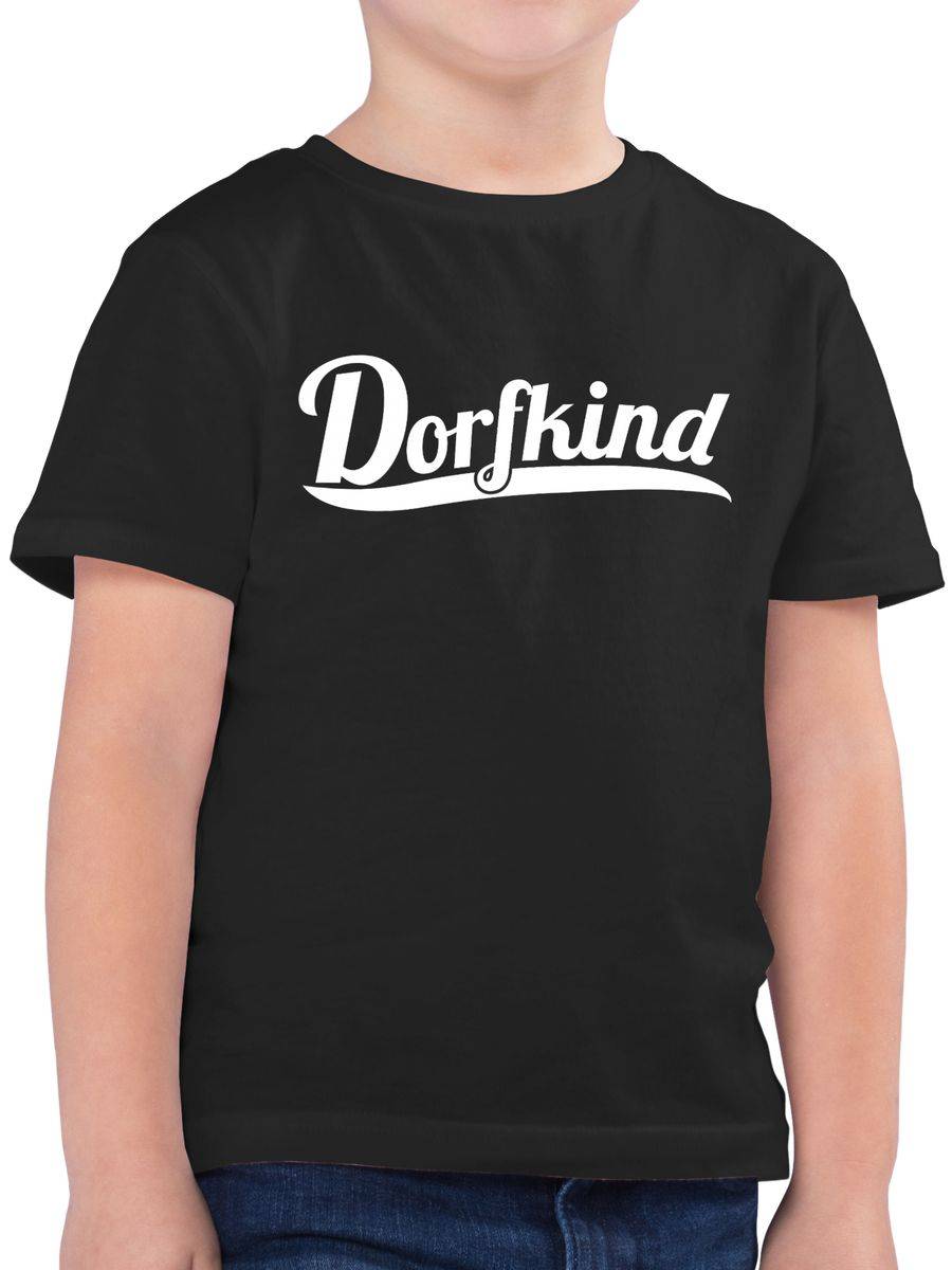 Shirtracer Dorfkind Weiss: T-Shirt Turnbeutel Shirtracer