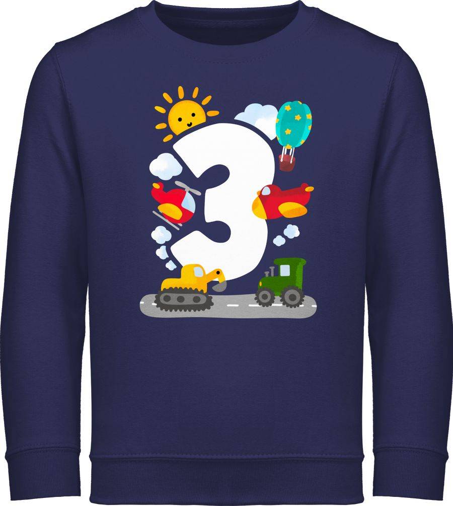 Shirtracer Drei - Aquarell Fahrzeuge Shirts & Mehr Shirtracer