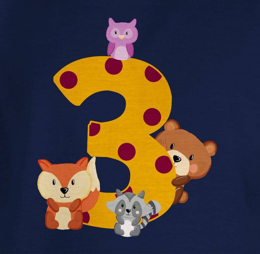 Shirtracer Drei Waldtiere: Tshirt Gym Bag Shirtracer