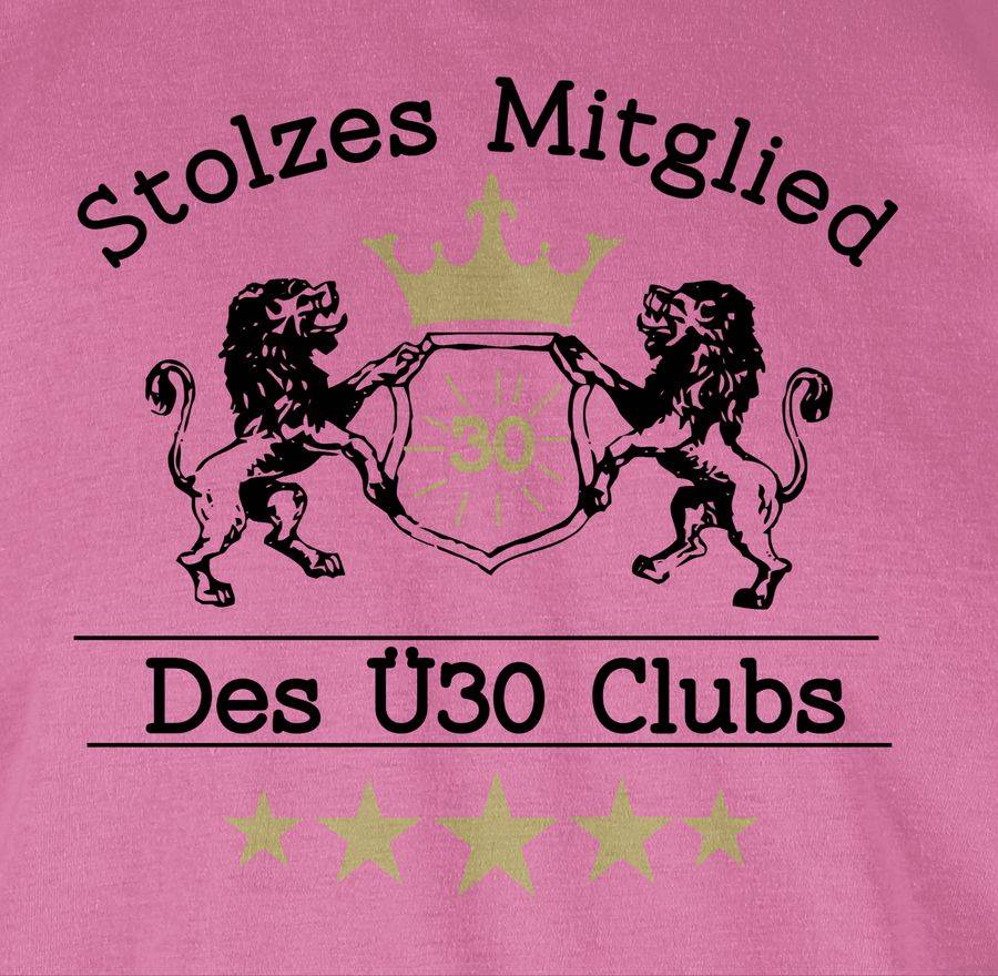Shirtracer Dreißig Stolzes Mitglied Des Ü30 Clubs Shirts & Mehr Shirtracer