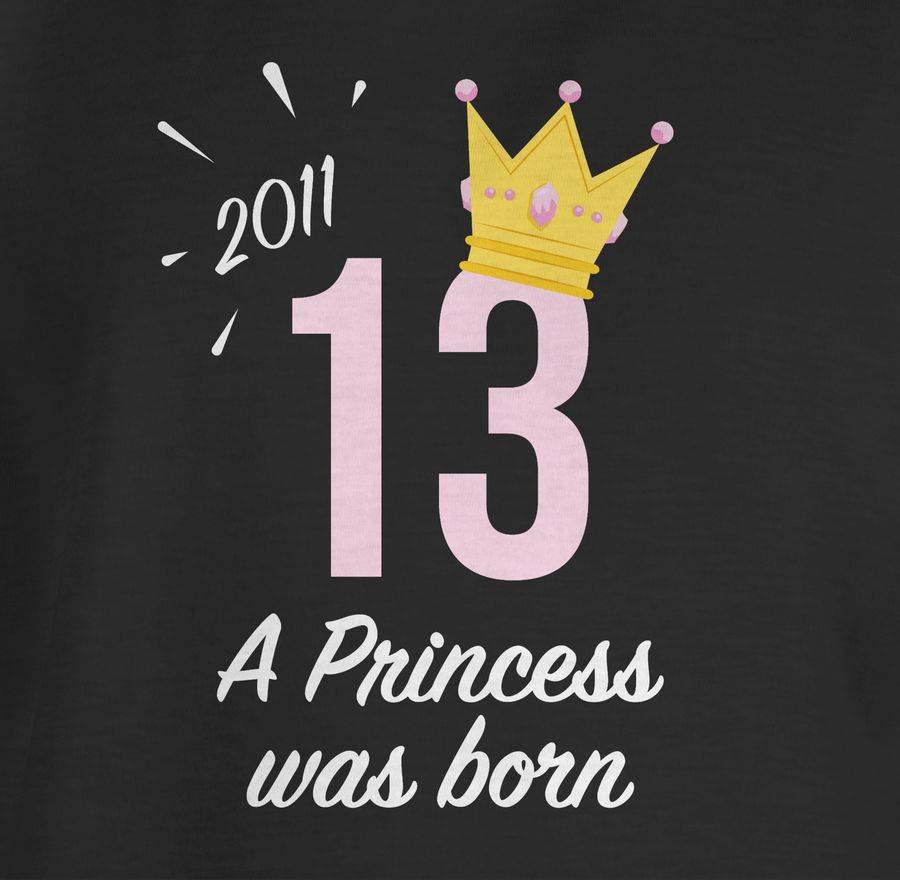 Shirtracer Dreizehnter Mädchen Princess 2011: T-Shirt Rucksack Shirtracer