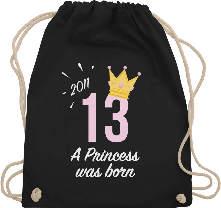 Shirtracer Dreizehnter Mädchen Princess 2011: T-Shirt Rucksack Shirtracer