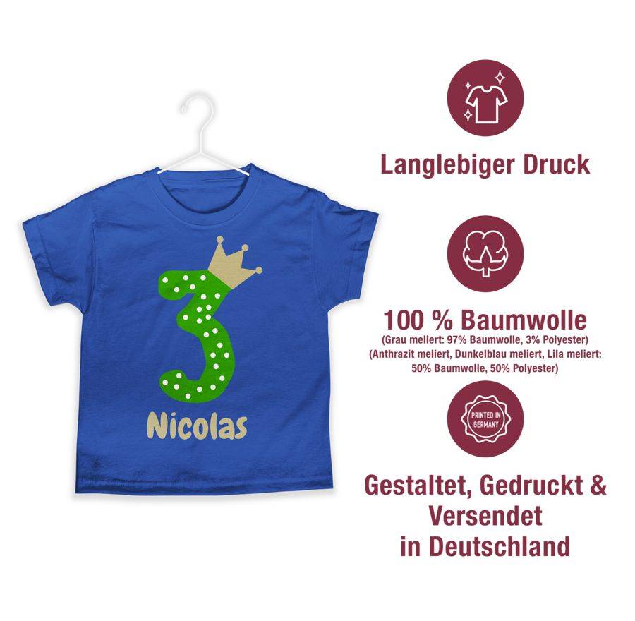 Shirtracer Dritter Geburtstag Drei Jahre Alt Werden Drittes Lebensjahr Kleinkinds Dritter G Shirtracer