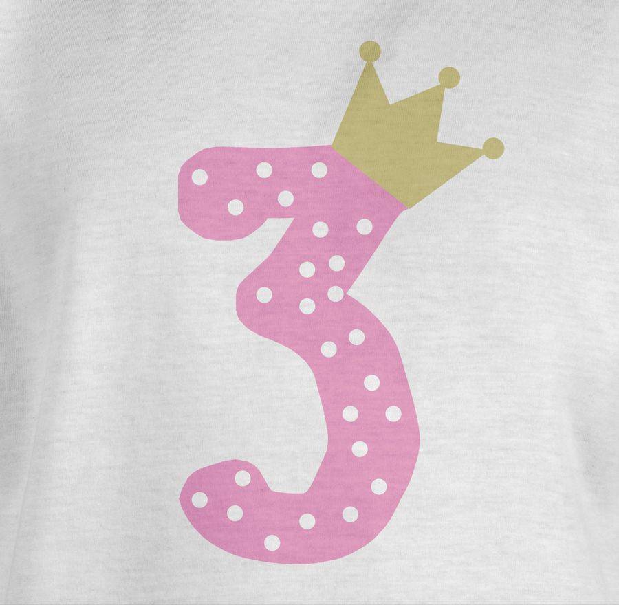 Shirtracer Dritter Krone Mädchen Shirts & Mehr Shirtracer