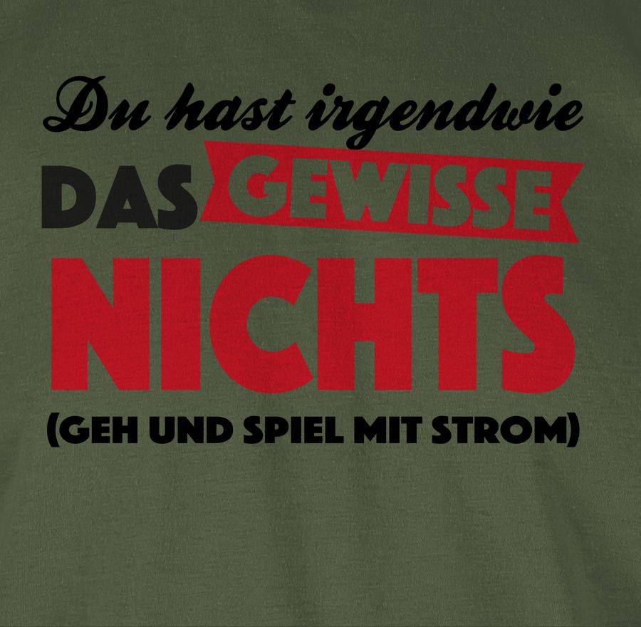 Shirtracer Du Hast Irgendwie Das Gewisse Nichts: Tshirt Turnbeutel Shirtracer