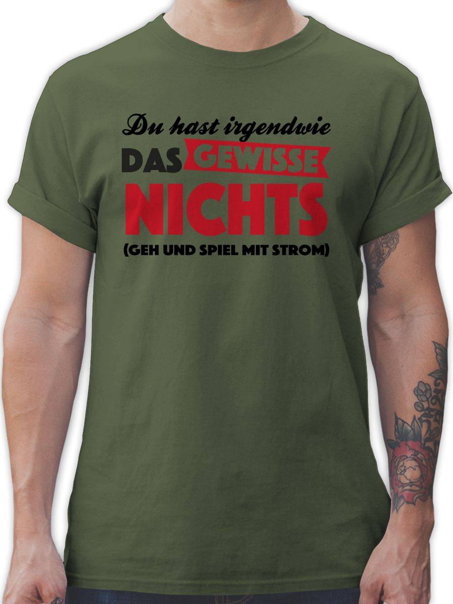 Shirtracer Du hast irgendwie das gewisse Nichts: Tshirt Turnbeutel Shirtracer