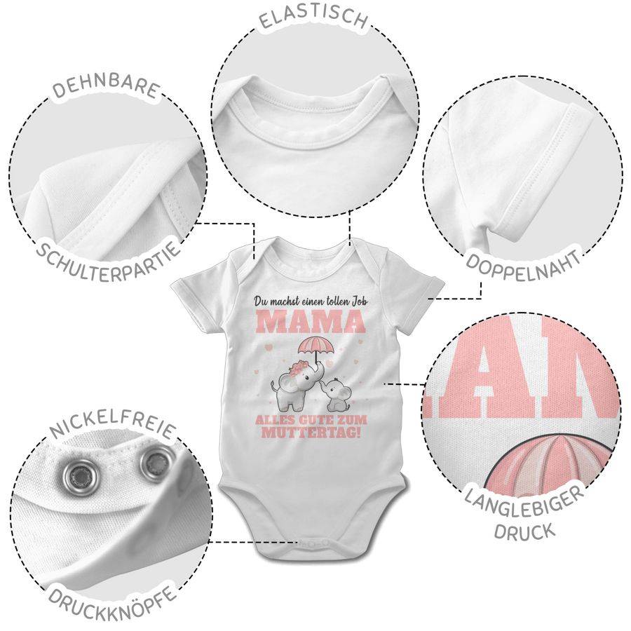 Shirtracer Du Machst Einen Tollen Job Mama - Alles Gute Zum Muttertag - Zum 1 Muttertag Mut Shirtracer