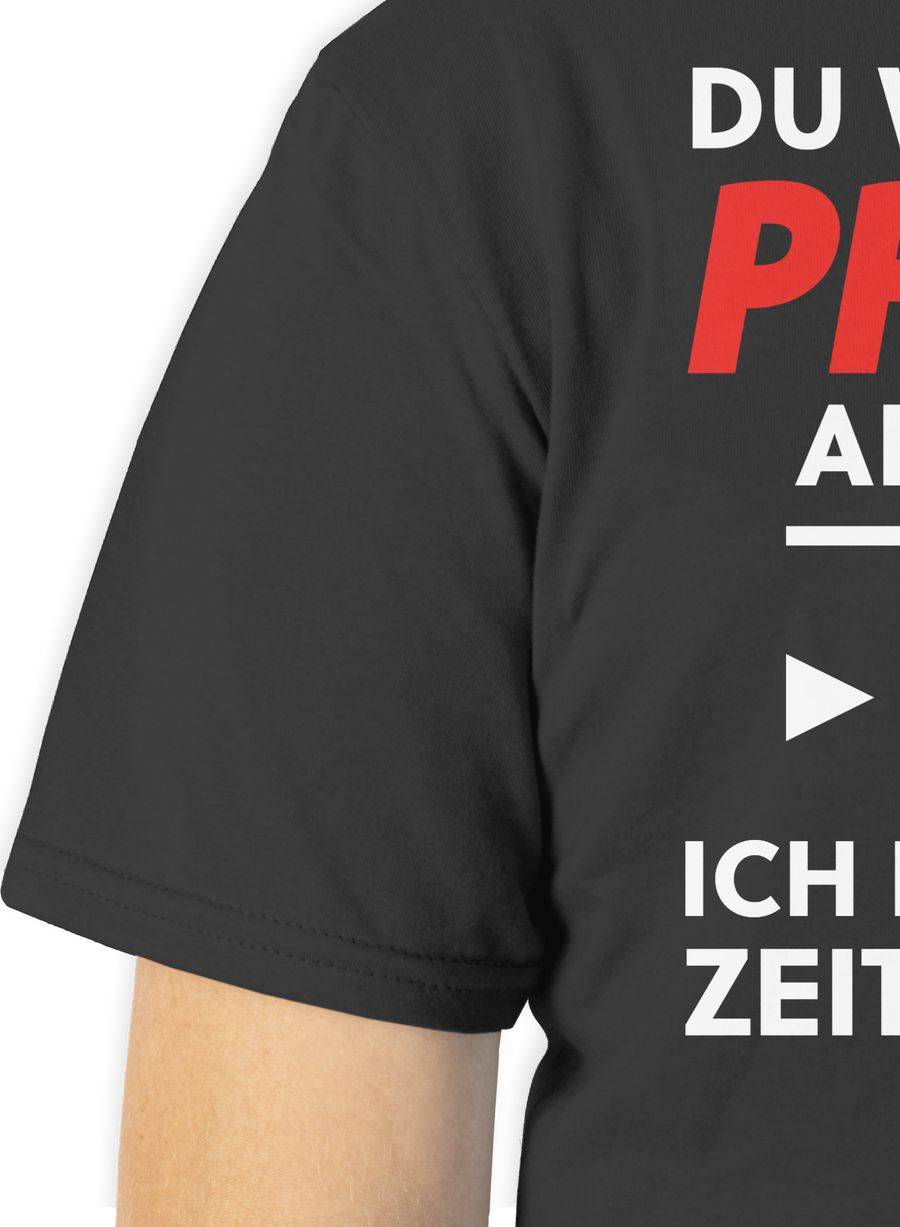Shirtracer Du Willst Mit Profis Arbeiten - Weiß: Tshirt Turnbeutel Shirtracer