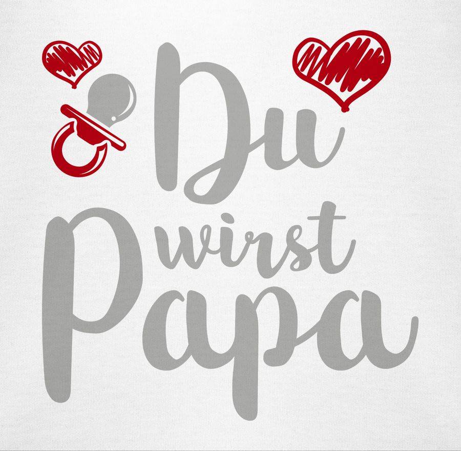 Shirtracer Du Wirst Papa - Grau Shirts & Mehr Shirtracer