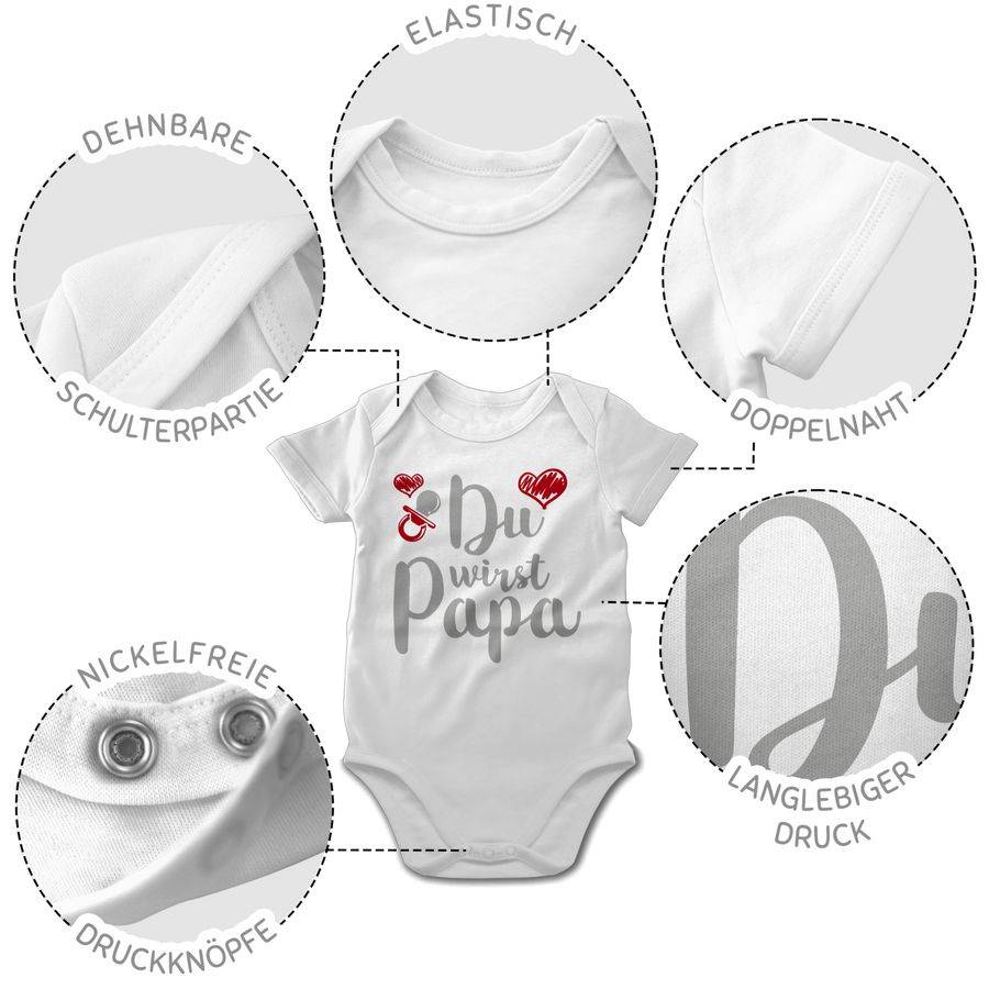 Shirtracer Du Wirst Papa - Grau Shirts & Mehr Shirtracer