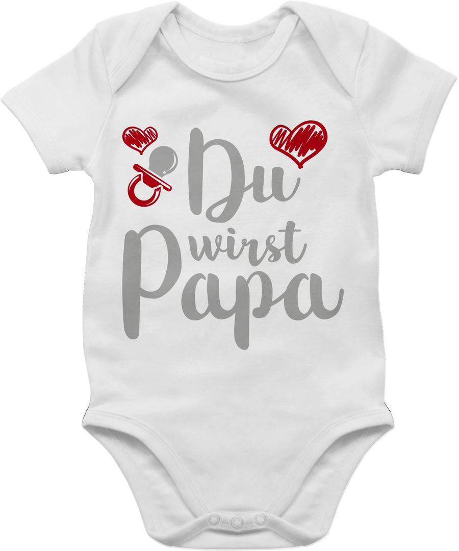 Shirtracer Du wirst Papa - grau Shirts & Mehr Shirtracer