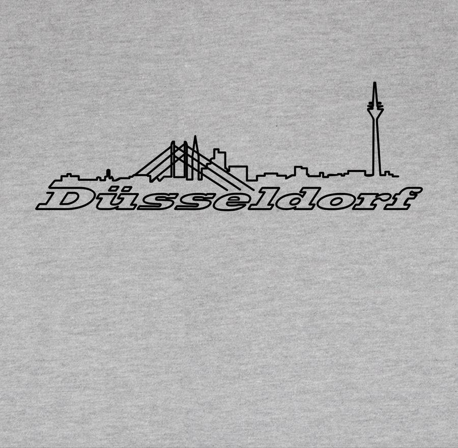 Shirtracer Düsseldorf Skyline: T-Shirt Rucksack Shirtracer