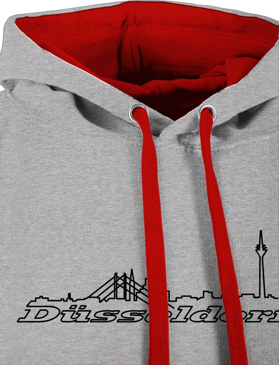 Shirtracer Düsseldorf Skyline: T-Shirt Rucksack Shirtracer