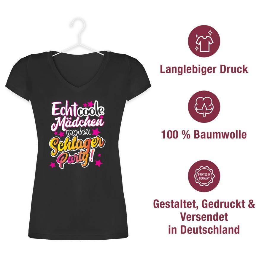 Shirtracer Echt Coole Mädchen Machen Schlager Party! Shirts & Mehr Shirtracer
