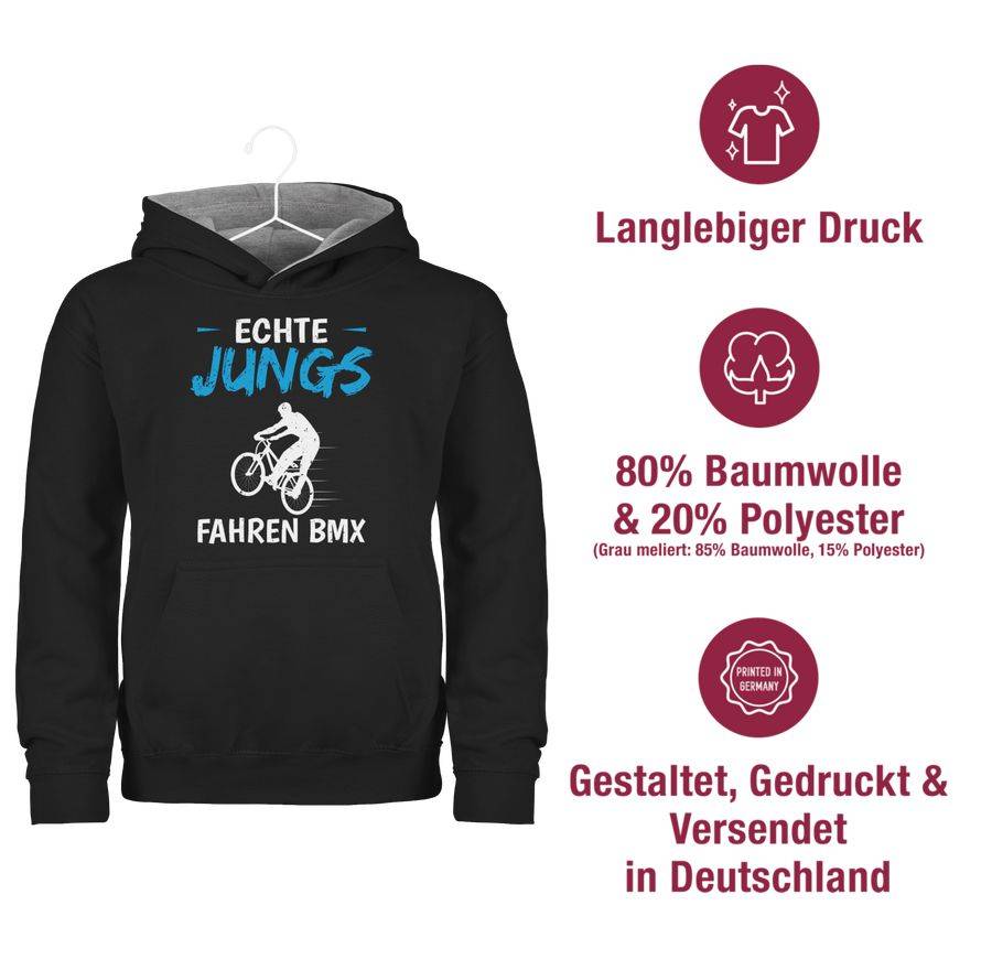 Shirtracer Echte Jungs Fahren BMX: Tshirt Gym Bag Shirtracer