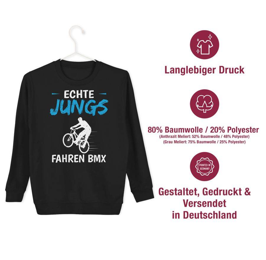 Shirtracer Echte Jungs Fahren BMX: Tshirt Gym Bag Shirtracer