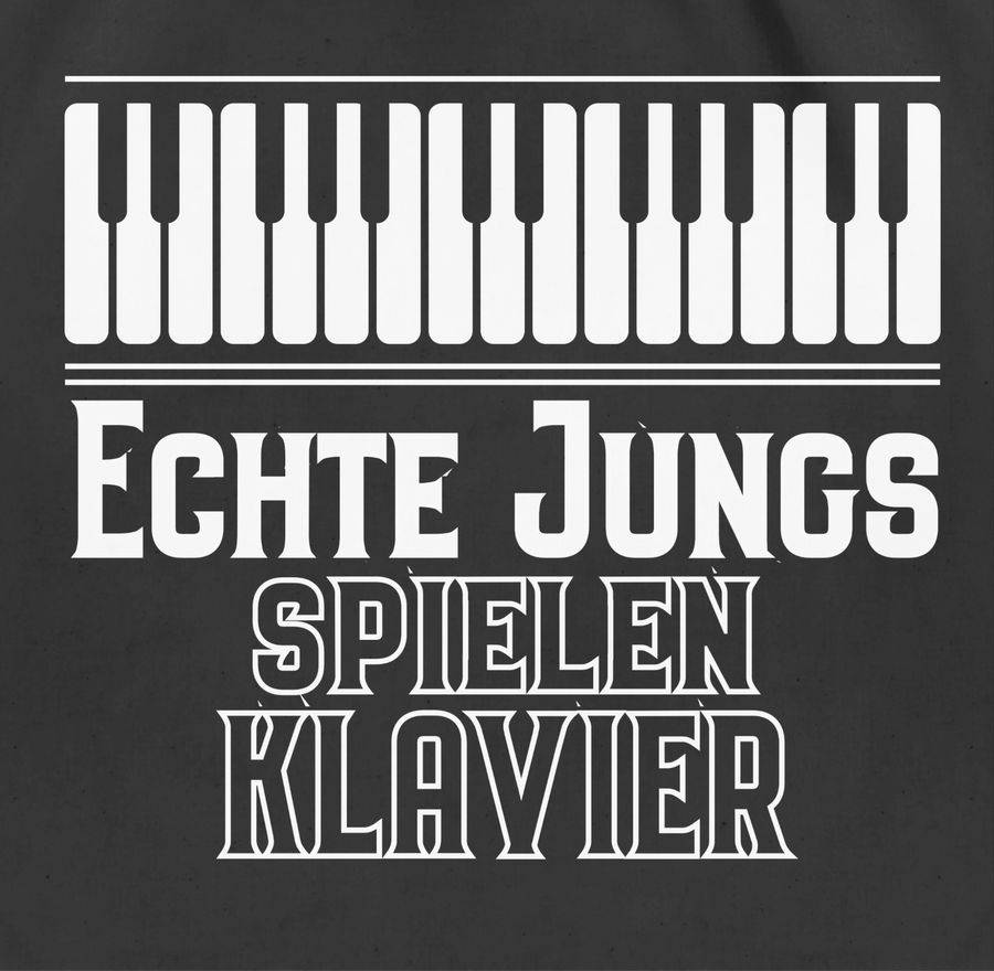 Shirtracer Echte Jungs Spielen Klavier Shirts & Mehr Shirtracer