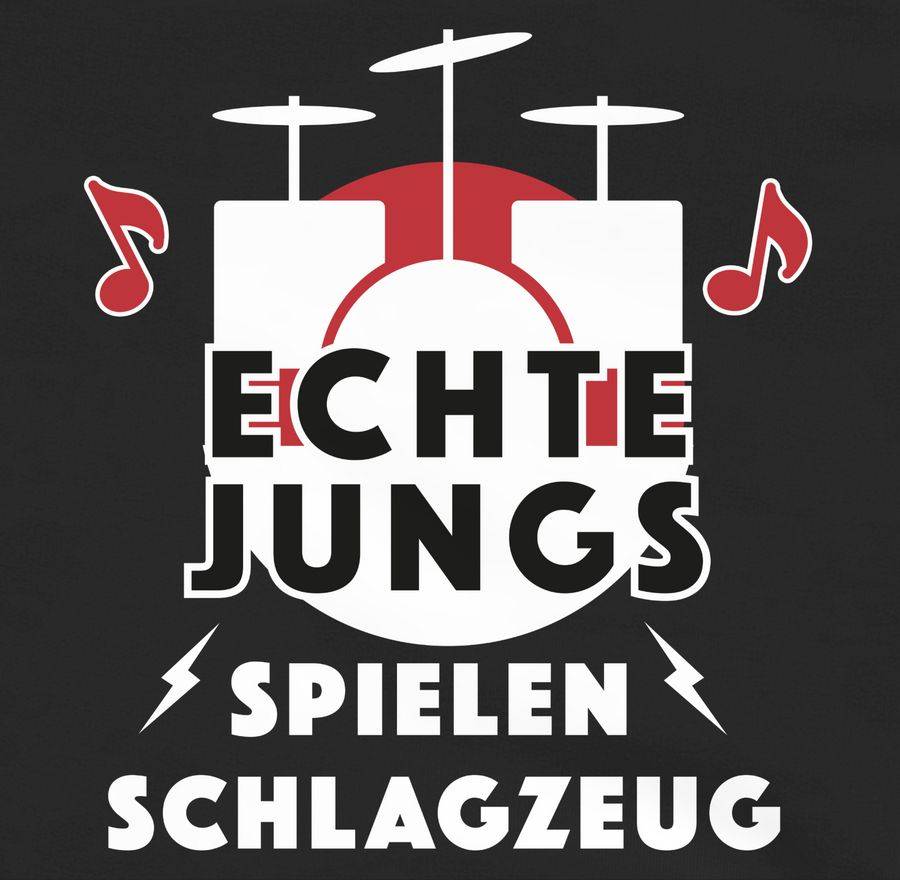 Shirtracer Echte Jungs Spielen Schlagzeug Shirts & Mehr Shirtracer