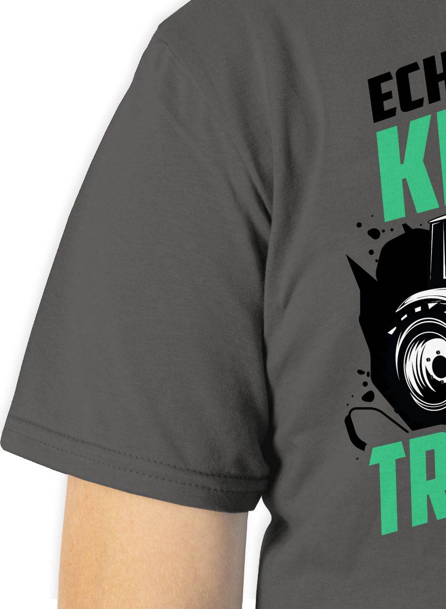 Shirtracer Echte Kerle Fahren Traktor - Bunt: Tshirt Turnbeutel Shirtracer