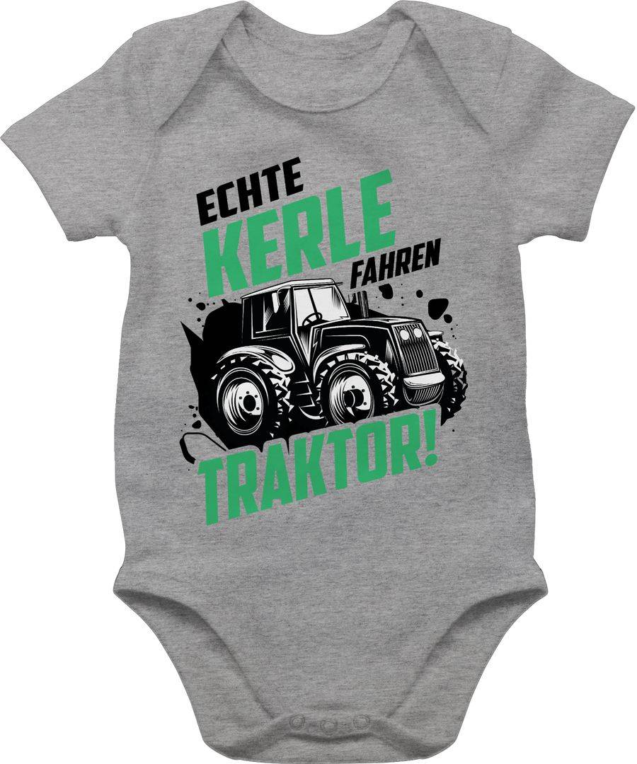 Shirtracer Echte Kerle fahren Traktor - bunt: Tshirt Turnbeutel Shirtracer