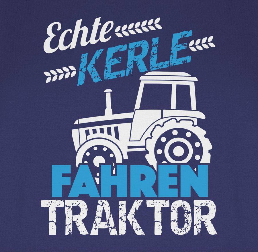 Shirtracer Echte Kerle Fahren Traktor: Tshirt Turnbeutel Shirtracer