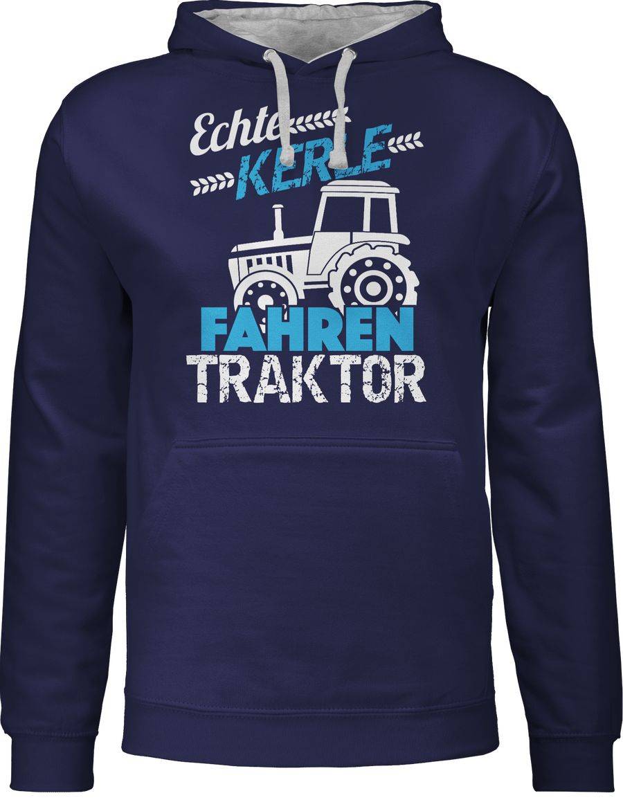 Shirtracer Echte Kerle fahren Traktor: Tshirt Turnbeutel Shirtracer