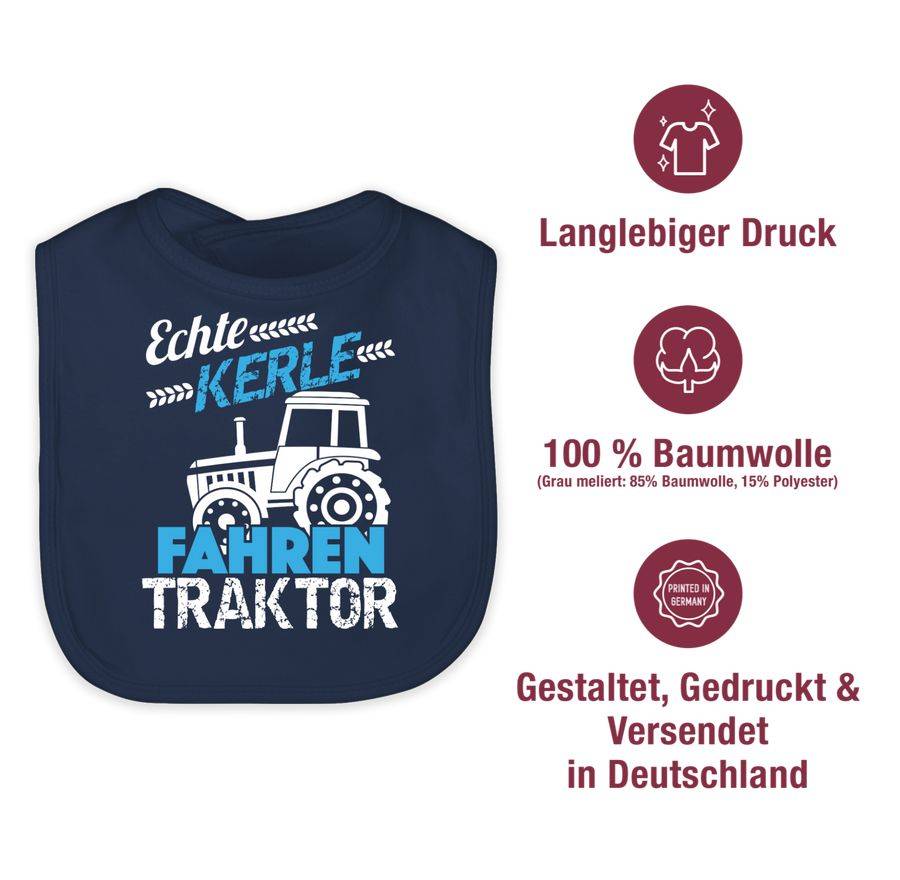 Shirtracer Echte Kerle Fahren Traktor: Tshirt Turnbeutel Shirtracer