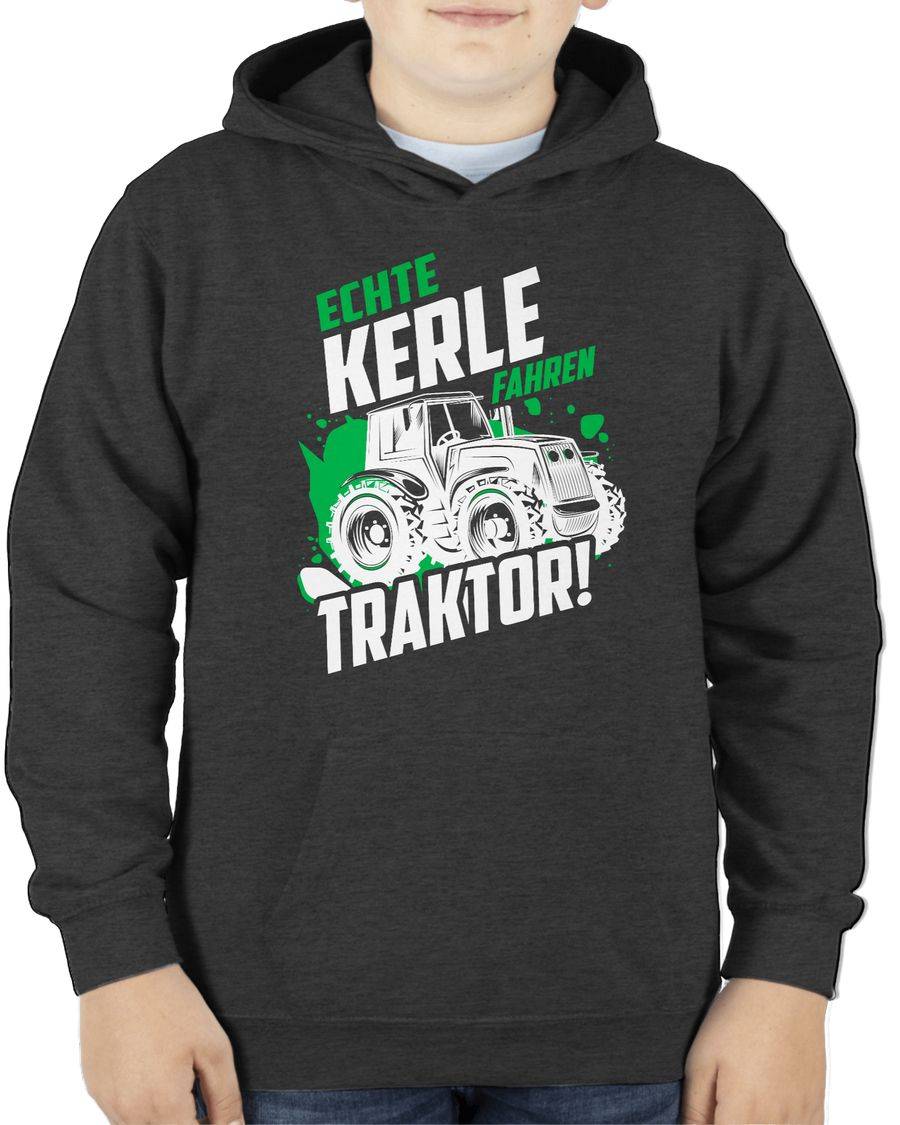 Shirtracer Echte Kerle Fahren Traktor - Weiß: T-Shirt Turnbeutel Shirtracer