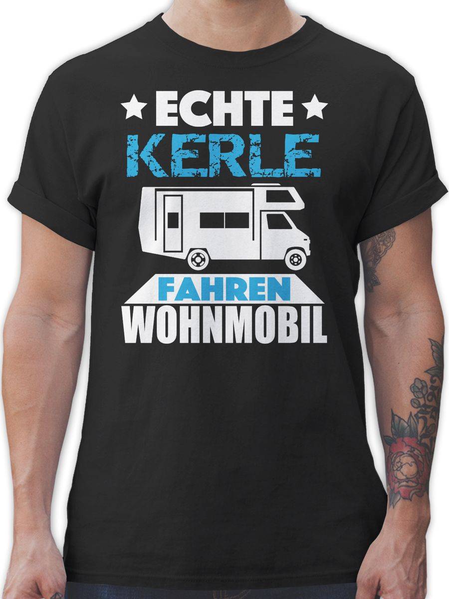 Shirtracer Echte Kerle fahren Wohnmobil Shirts & Mehr Shirtracer