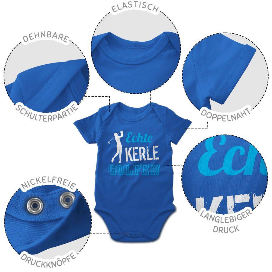 Shirtracer Echte Kerle Golfen: T-Shirt Turnbeutel Shirtracer