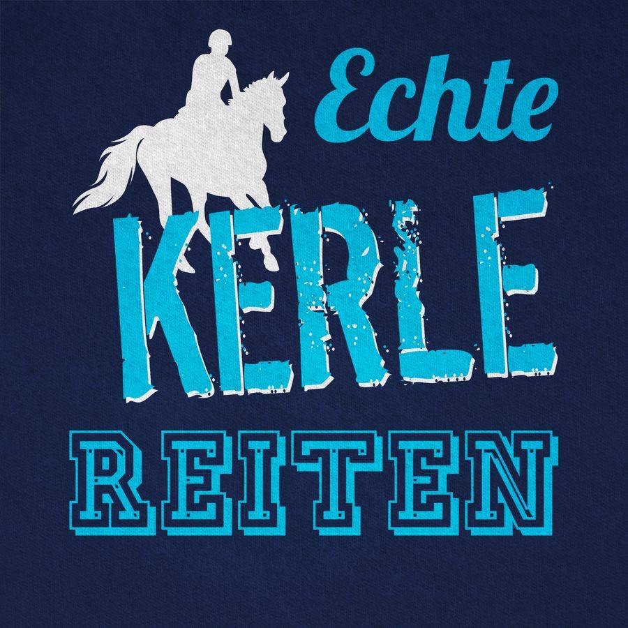 Shirtracer Echte Kerle Reiten: T-Shirt Rucksack Shirtracer