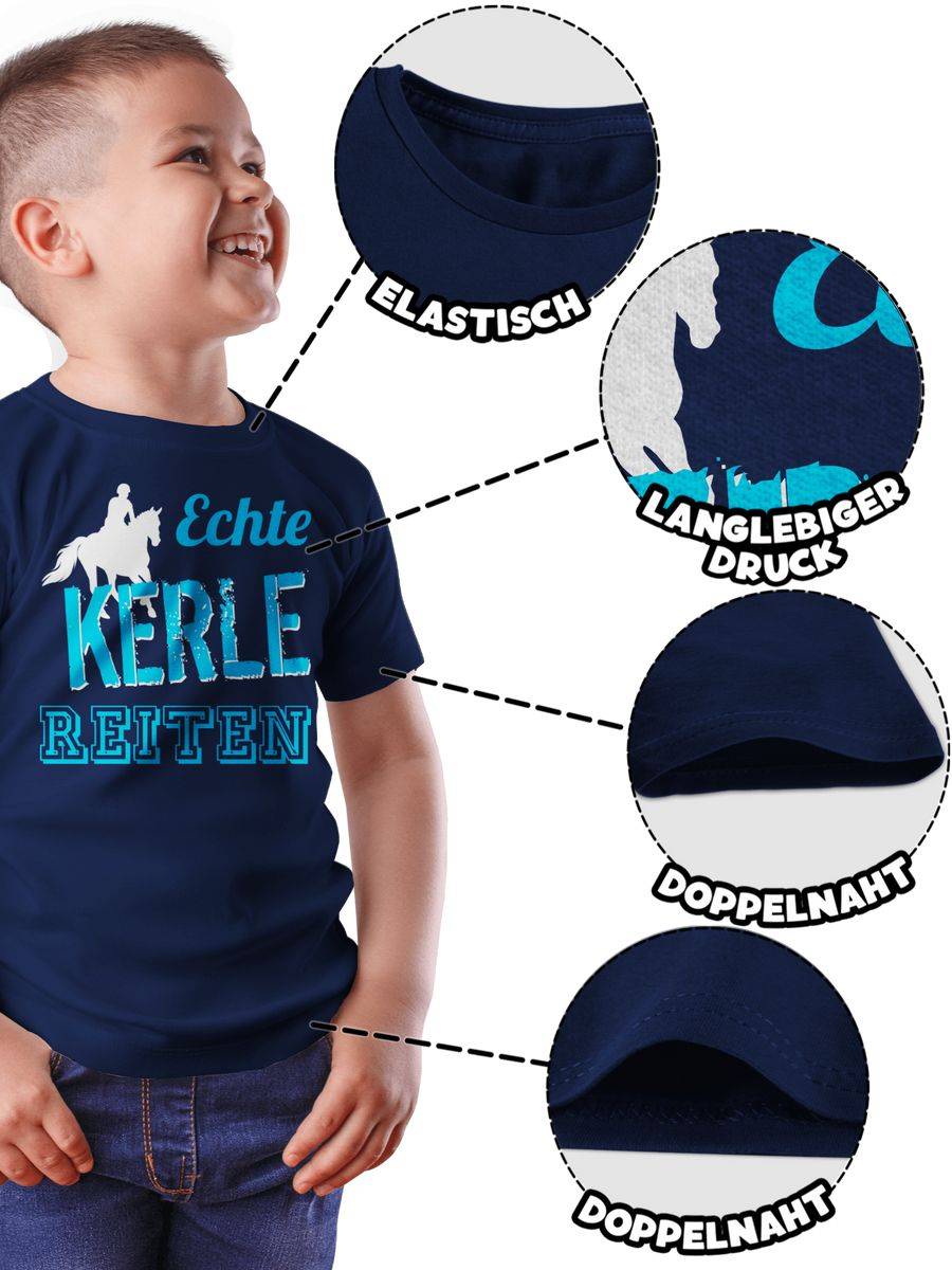 Shirtracer Echte Kerle Reiten: T-Shirt Rucksack Shirtracer