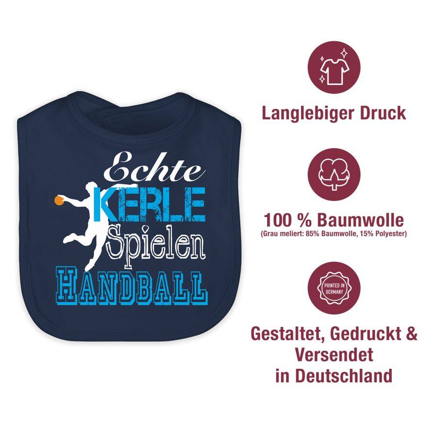 Shirtracer Echte Kerle Spielen Handball Weiß Shirts & Mehr Shirtracer