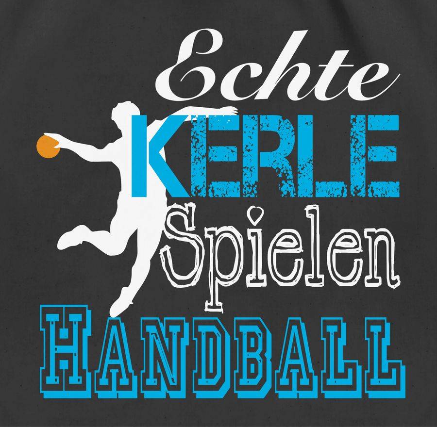 Shirtracer Echte Kerle Spielen Handball Weiß Shirts & Mehr Shirtracer