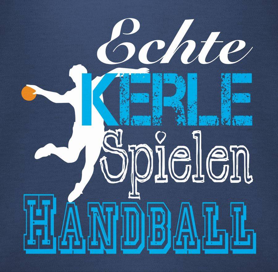 Shirtracer Echte Kerle Spielen Handball Weiß Shirts & Mehr Shirtracer
