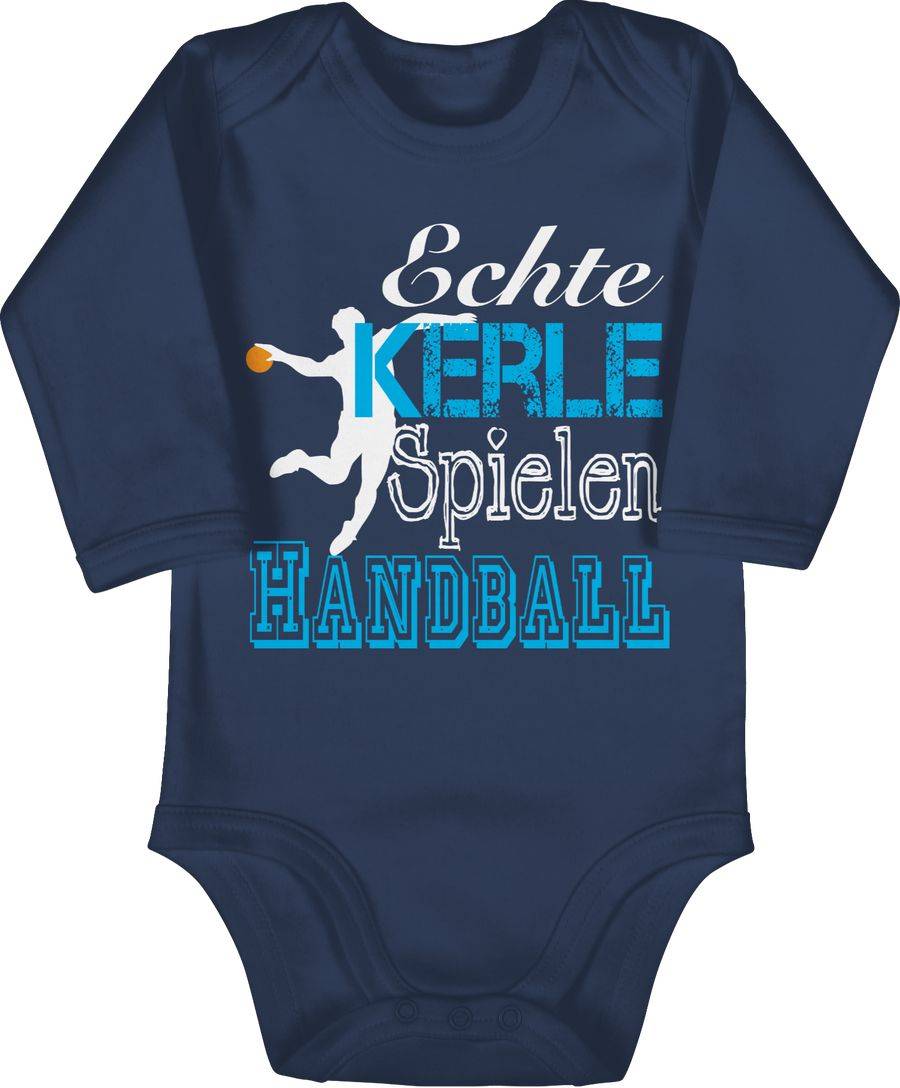 Shirtracer Echte Kerle Spielen Handball weiß Shirts & Mehr Shirtracer