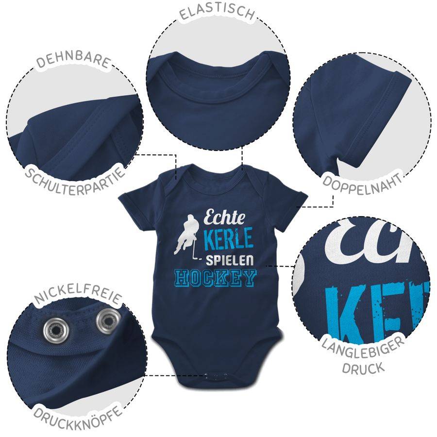 Shirtracer Echte Kerle Spielen Hockey Shirts & Mehr Shirtracer