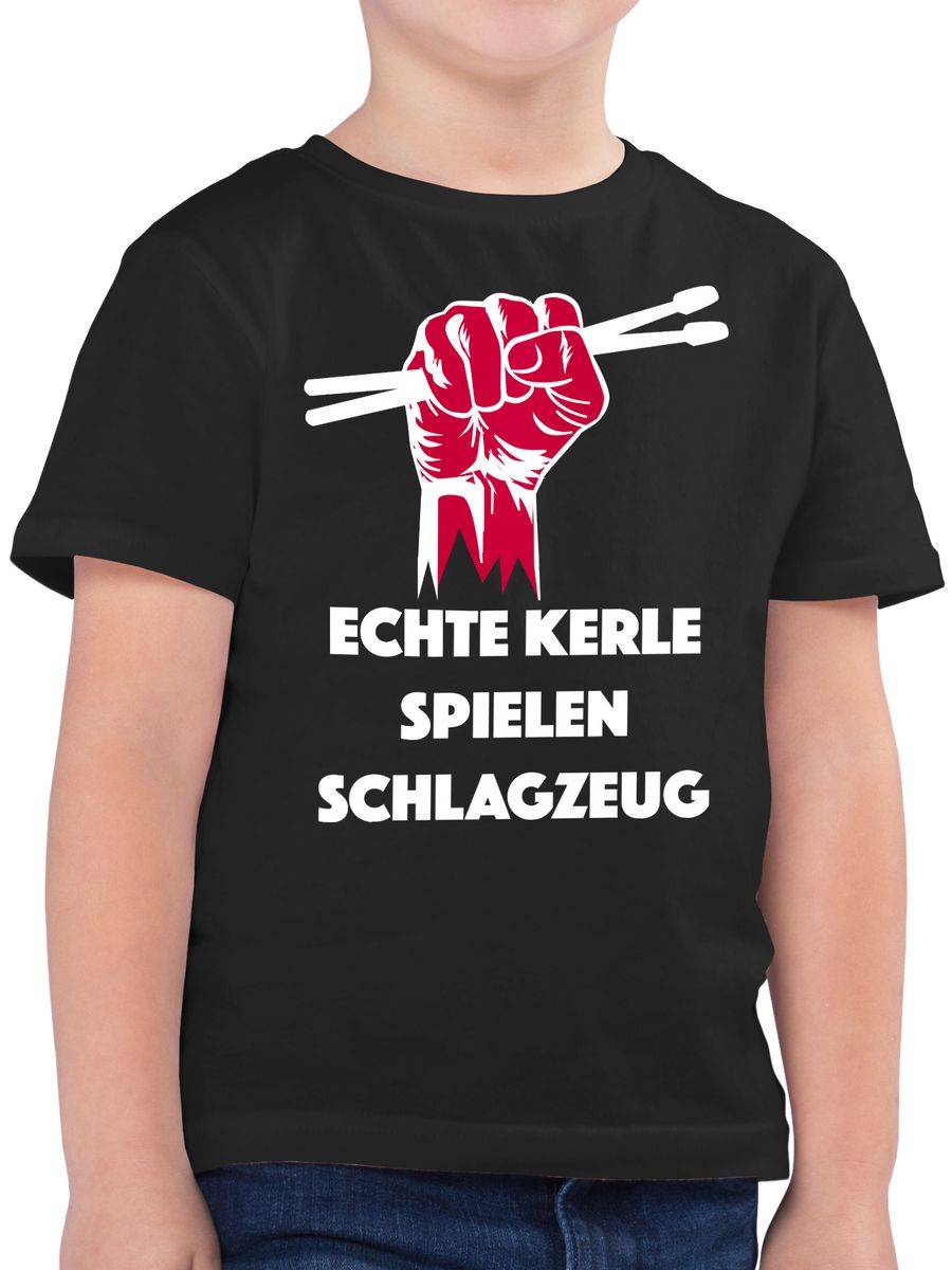 Shirtracer Echte Kerle spielen Schlagzeug: T-Shirt Rucksack Shirtracer