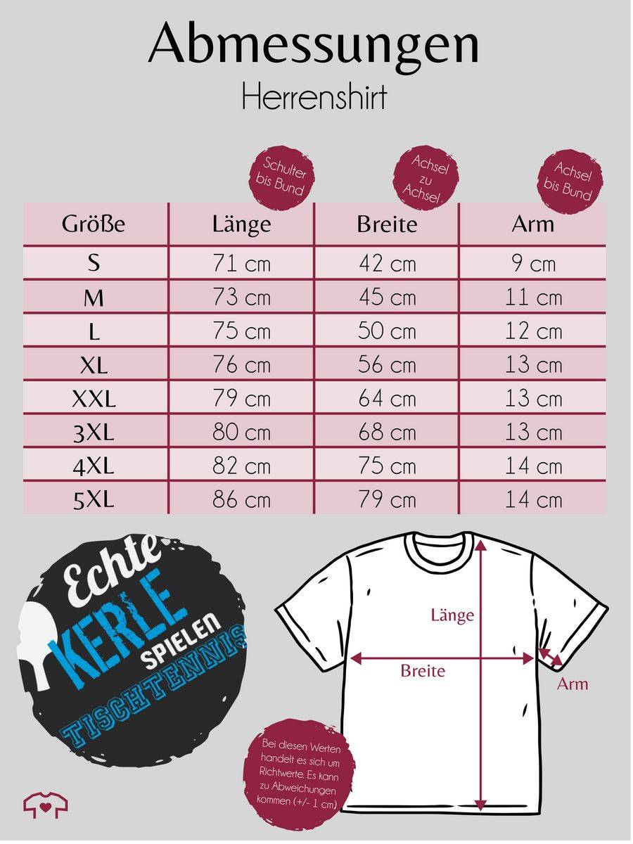 Shirtracer Echte Kerle Spielen Tischtennis Shirts & Mehr Shirtracer