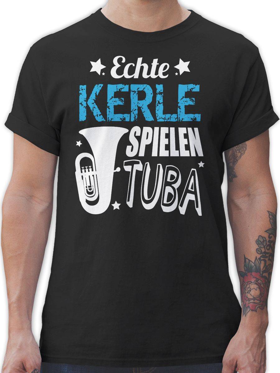 Shirtracer Echte Kerle spielen Tuba: Tshirt Gym Bag Shirtracer