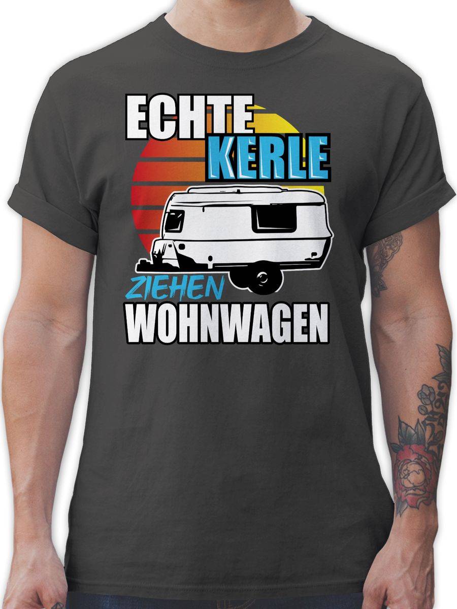 Shirtracer Echte Kerle ziehen Wohnwagen Shirts & Mehr Shirtracer