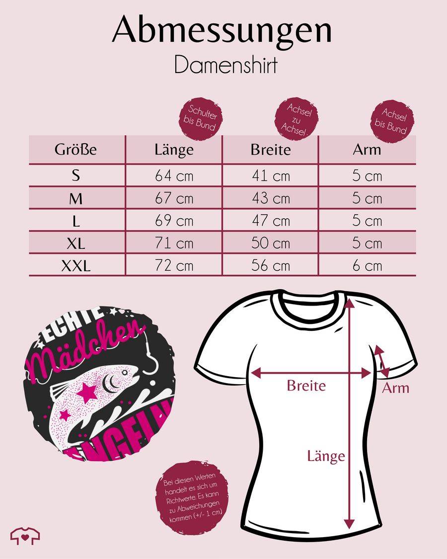 Shirtracer Echte Mädchen Angeln Fisch: T-Shirt Turnbeutel Shirtracer