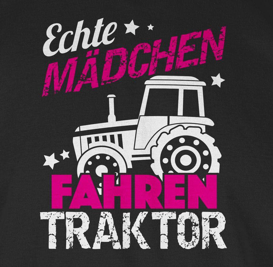 Shirtracer Echte Mädchen Fahren Traktor Shirts & Mehr Shirtracer