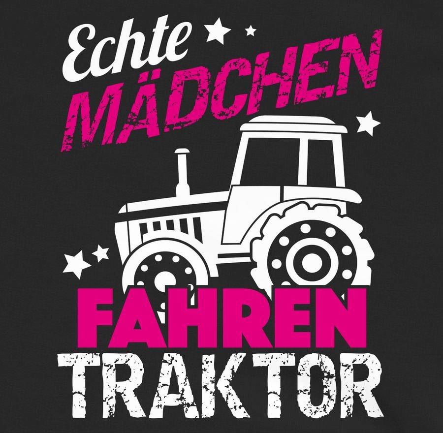 Shirtracer Echte Mädchen Fahren Traktor Shirts & Mehr Shirtracer