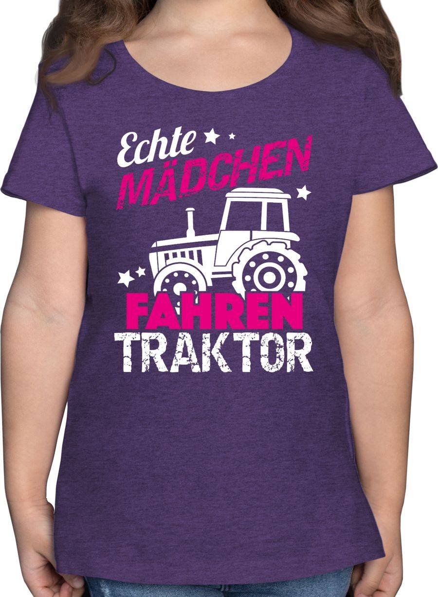 Shirtracer Echte Mädchen fahren Traktor Shirts & Mehr Shirtracer