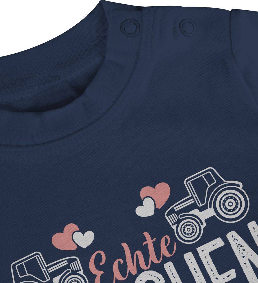 Shirtracer Echte Mädchen Fahren Traktor Weiß/rosa: T-Shirt Gym Bag Shirtracer