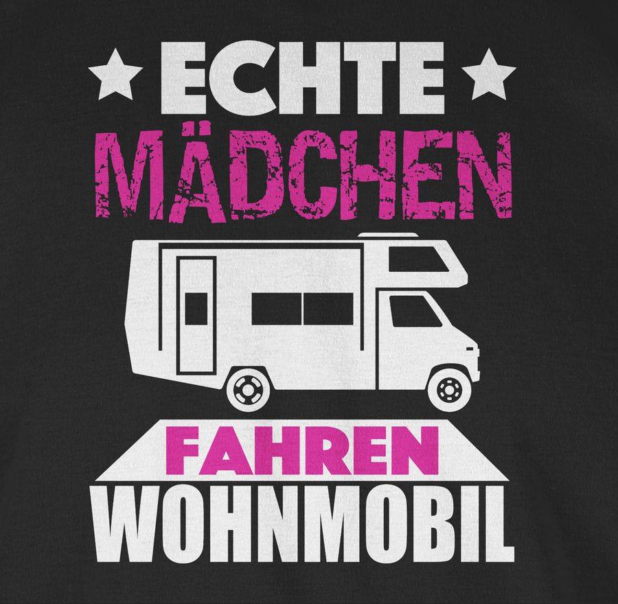 Shirtracer Echte Mädchen Fahren Wohnmobil: Tshirt Rucksack Shirtracer
