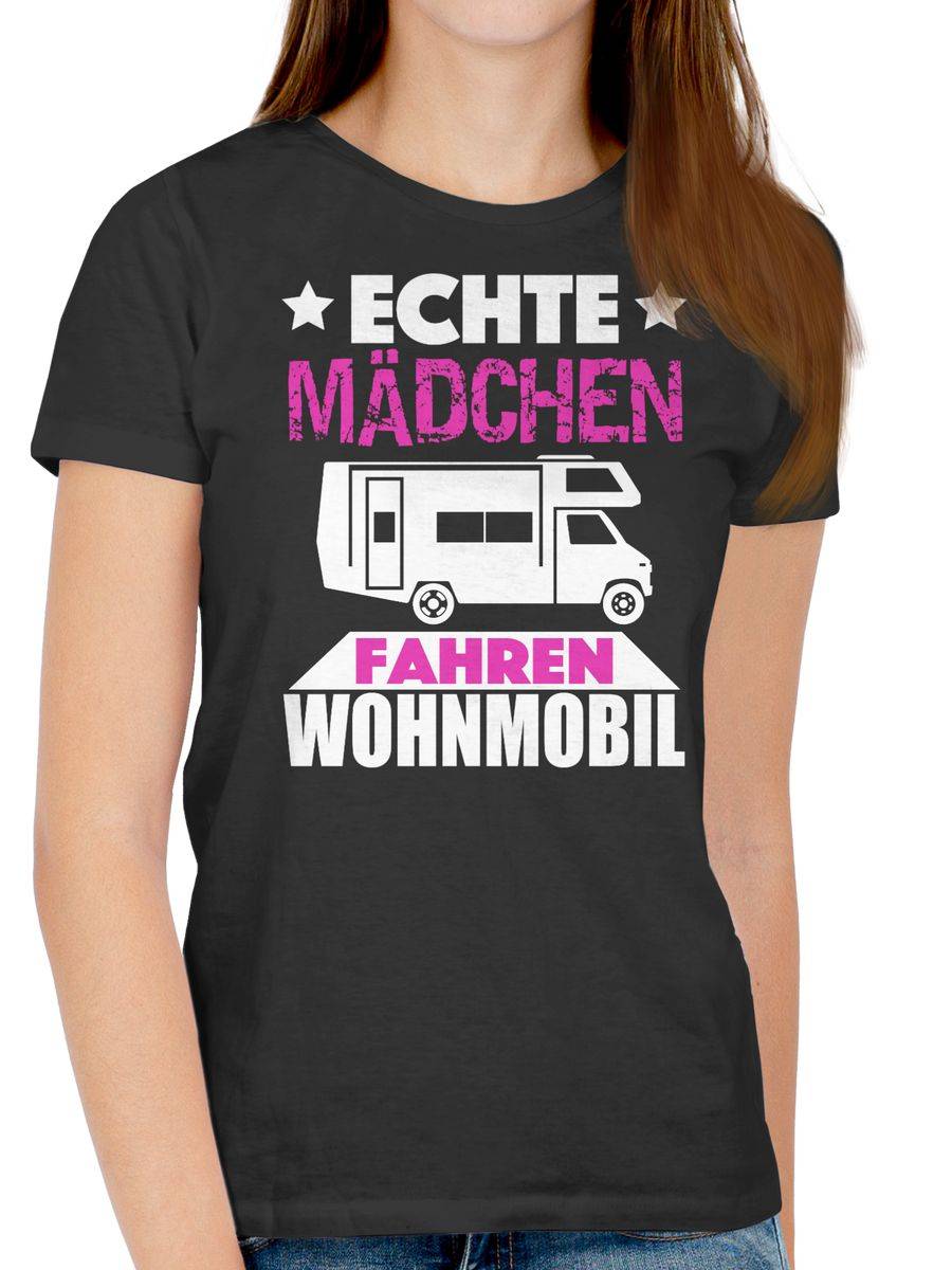 Shirtracer Echte Mädchen Fahren Wohnmobil: Tshirt Rucksack Shirtracer