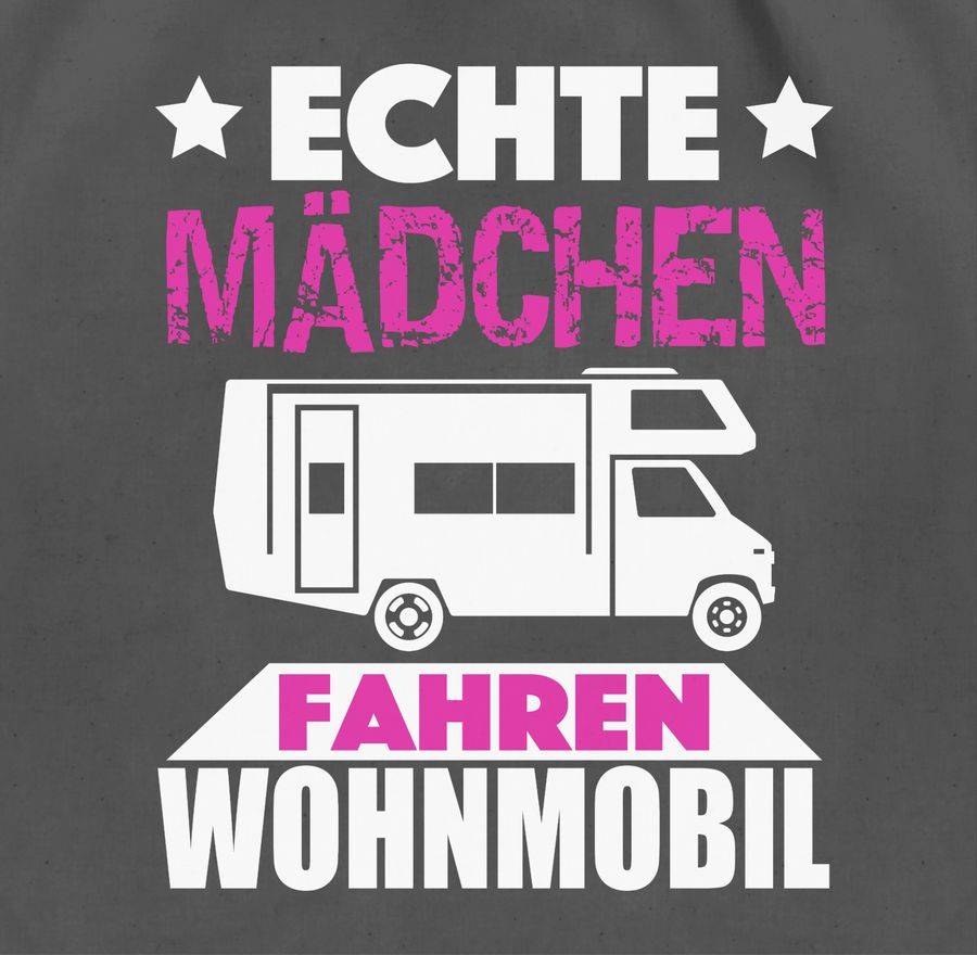 Shirtracer Echte Mädchen Fahren Wohnmobil: Tshirt Rucksack Shirtracer